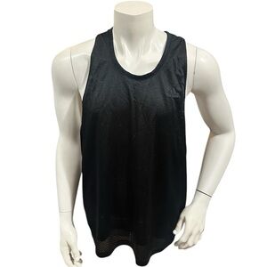 Adidas Men’s Athletic Tank Top Black Logo Sleeveless 2XL